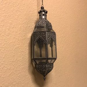 World Market, Antiquated Zinc Latika Hanging Lantern